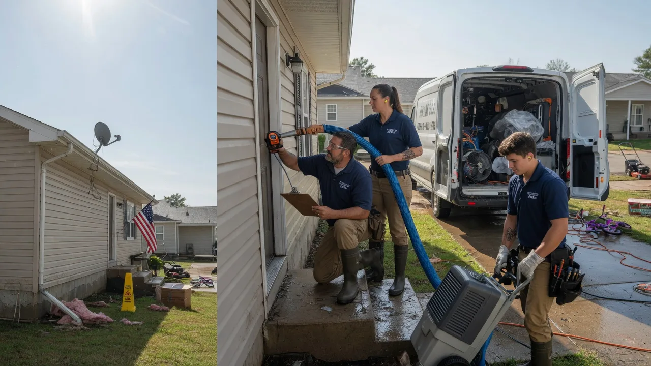 Ceiling Water Damage Restoration in Vevay, IN near me